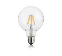 10 Lampadine Led Globo D95 E27 8 Watt 3000 K 860 Lm Cri 80 Trasparente