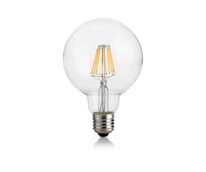 10 Lampadine Led Globo D95 E27 8 Watt 3000 K Dimmerabile Trasparente [EEK: A++]