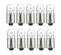 10 Lampadine Luci Interne 12 V 6 W Alogena BA9s HELLA per U.a. Case IH