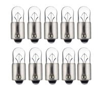 10 Lampadine Luci Interne 6 V 4 W T4W BA9s Trasparente HELLA per U.a. Iveco