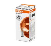 10 Lampadine P21W 5W 24V Con Base In Metallo OSRAM LINEA ORIGINALE