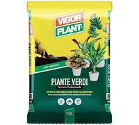 10 Litri di Terriccio Professionale per Piante Verdi/Tropicali - Con Pomice, Torba Nera, Fibra di Cocco ed EcoFibra - Drenaggio Ottimale, Concime NPK + Microelementi - Ideale per Rinvaso e Crescita