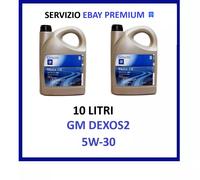 10 LITRI Olio Motore GM OPEL Dexos2 5w30 AceaC3 BENZINA E DIESEL BEST PRICE