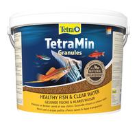 10 litri TetraMin Granules Mangime Completo in Granuli Pellet con Nutrienti di Alta Qualità per Tutti i Pesci Tropicali d'Acqua Dolce da Acquario