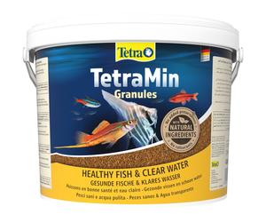 10 litri TetraMin Granules Mangime Completo in Granuli Pellet con Nutrienti di Alta Qualità per Tutti i Pesci Tropicali d'Acqua Dolce da Acquario