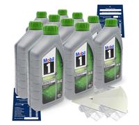 10 Litro Mobil 1 Esp X4 0W40 0W-40 Olio Porsche A40 C40 VW 511.00 Acea C3 Set
