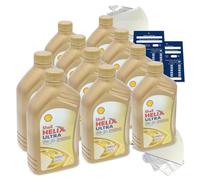 10 Litro Originale Shell Helix Ultra Prof AV-L 0W20 Olio 550048040 Acea C5 Set