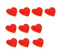 10 lotti, spilla a forma di cuore in metallo, leggera, durevole, unica, da indossare tutti i giorni, decorazione per adulti e bambini, elegante accessorio regalo a forma di cuore