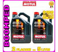 MOTUL 8100 ECO-CLEAN 0w30 15 LT olio motore auto FORD WSS-M2C950-A C2 03MO53
