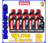 10 LT OLIO MISCELA MINERALE MOTUL 100 DECESPUGLIATORE MOTOSEGA POTATORE 10MO11