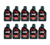 10 LT OLIO MOTUL 800 2 TEMPI MISCELA 100% SINTETICO ROAD RACING USO PISTA 10MO09