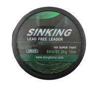 10 m/27,2 kg Peso leggero Affondamento Pesca Leader Ad Alta Densità Tessuto Stretta 16 Fili Filo Intrecciato Per Fissare Gancio Attacchi Affondamento Leader Line