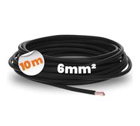 10 m 6mm² Cavo LAPP H07V-K, singolo filo flessibile, cavo singolo (Nero)