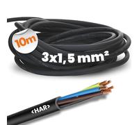 10 Metro Lapp Cavo 1600103 H07RN-F 3x1,5 MM ² Linea Filo Rame Guida di Rinforzo