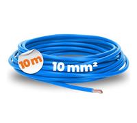 10 m Lapp 4520025 H07V-K 10 mm² Blu I Cavo di cablaggio I Conduttore I Singolo in PVC I Filo 10 mm2 I Cablaggio