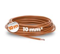 10 Metro Lapp Cavo 4520035 PVC Singolo H07V-K 10 MM ² Braun Litze Linea PVC