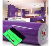 10m Oracal 621 brillante 040 pellicola viola per taglio + raclette adesiva...