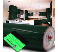 10 m Oracal 621 brillante 060 verde scuro pellicola per taglio + raclette mobili