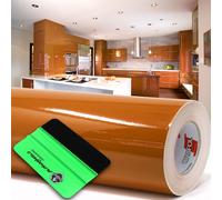 10 m Oracal 621 lucido 083 marrone nocciola pellicola plotter + rastrello...