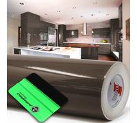 10 m Oracal 621 brillante 800 torrone marrone pellicola per taglio +...