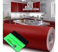 10 m Oracal 631 030 rosso scuro 63 cm pellicola plotter + rastrello pellicola...