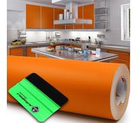 10 m Oracal 631 opaco 034 arancione 63 cm pellicola plotter + pellicola per m...