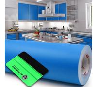 10 m Oracal 631 opaco 052 azzurro 63 cm pellicola plotter + pellicola per mob...