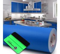 10 m Oracal 631 opaco 057 blu traffico 63 cm pellicola plotter + pellicola pe...