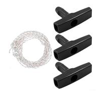 10 m Pull Cord Kit per spazzaneve include 3 maniglie e una corda per prestazioni di partenza costanti