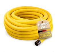 10 m tubo di scarico di drenaggio Giallo DN 100 fori drenaggio