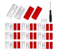 10 magneti per porta magnetica, ultra sottili, per porte dell'armadio, chiusura magnetica, per porta, armadio, chiusura magnetica, porta scorrevole, chiusura magnetica, chiusura magnetica + cacciavite