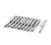 10 magnetico pz 50mm 1/4" gambo 4mm Phillips PH1 alimentazione punte cacciavite
