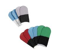 10 manicotti colorati per dita da gioco Aumentatore touch panel in fibra carbonio a 24 punti per eSport mobili Manicotti per dita da gioco traspiranti competitivi