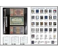 10 Manicotti Per Banconote A4 3 Scomparti 220x97mm Glasklar SAFE 465 Compact