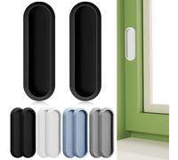 10 maniglie adesive per porte scorrevoli, maniglie per porte e finestre, senza