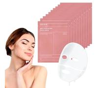 10 mascherine per collagene, collagene, overnight, idratante, anti-rughe, tonifica la pelle e migliora l'elasticità della pelle (rosa)