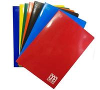 10 Maxi Quaderno A4 Quadretti 5mm 96Pagine da 80Gr Copertina One Color