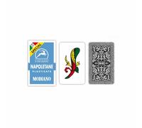 10 mazzi di carte Modiano Napoletane Regionali in Duplex 320 g Verde Family