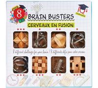 10 Metal puzzles several levels of difficulty - Purple box