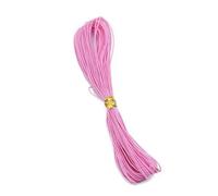 10 metri 27 colori cera corda di cotone braccialetto tessuto fai da te accessori collana per la realizzazione di braccialetti con un diametro di 1 millimetro e una lunghezza di 1 metro(Pink)