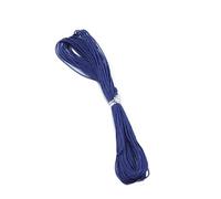 10 metri 27 colori cera corda di cotone braccialetto tessuto fai da te accessori collana per la realizzazione di braccialetti con un diametro di 1 millimetro e una lunghezza di 1 metro(Dark Blue)