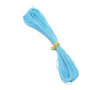 10 metri 27 colori cera corda di cotone braccialetto tessuto fai da te accessori collana per la realizzazione di braccialetti con un diametro di 1 millimetro e una lunghezza di 1 metro(Light Blue)