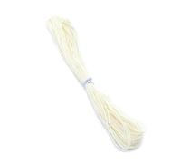 10 metri 27 colori cera corda di cotone braccialetto tessuto fai da te accessori collana per la realizzazione di braccialetti con un diametro di 1 millimetro e una lunghezza di 1 metro(Beige)