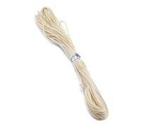 10 metri 27 colori cera corda di cotone braccialetto tessuto fai da te accessori collana per la realizzazione di braccialetti con un diametro di 1 millimetro e una lunghezza di 1 metro(Khaki)