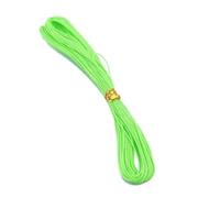 10 metri 27 colori cera corda di cotone braccialetto tessuto fai da te accessori collana per la realizzazione di braccialetti con un diametro di 1 millimetro e una lunghezza di 1 metro(Light Green)