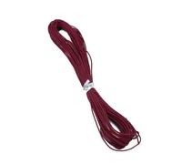 10 metri 27 colori cera corda di cotone braccialetto tessuto fai da te accessori collana per la realizzazione di braccialetti con un diametro di 1 millimetro e una lunghezza di 1 metro(Wine Red)