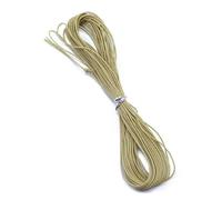 10 metri 27 colori cera corda di cotone braccialetto tessuto fai da te accessori collana per la realizzazione di braccialetti con un diametro di 1 millimetro e una lunghezza di 1 metro(Dark Khaki)