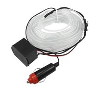 10 Metri/33 piedi Neon EL Filo Striscia Ghiaccio Blu Luce Bagliore Auto Interni