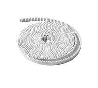 10 metri Arco Dente PU Bianco HTD 5M Cinghia dentata aperta Larghezza 10/12/15/20/25/30 / 50mm Poliuretano con anima in acciaio HTD 5M Cintura Bycdj(4 meters,BLACK_30MM)
