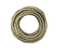 10 Metri cavo trecciato tessile seta 3x1,5 corda doppio isolamento